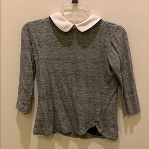 Ann Taylor white collared shirt